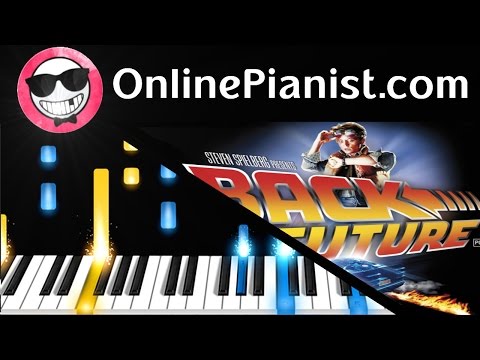 Back To The Future Theme - Easy Piano Tutorial - How to play - Alan Silvestri