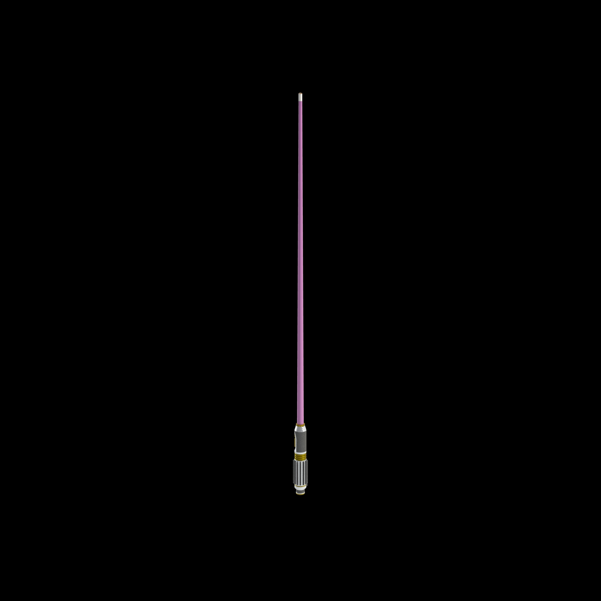 Back-Angled Image (Lightsaber Cue Stick) (Mace Windu) (POOL CUE).JPG