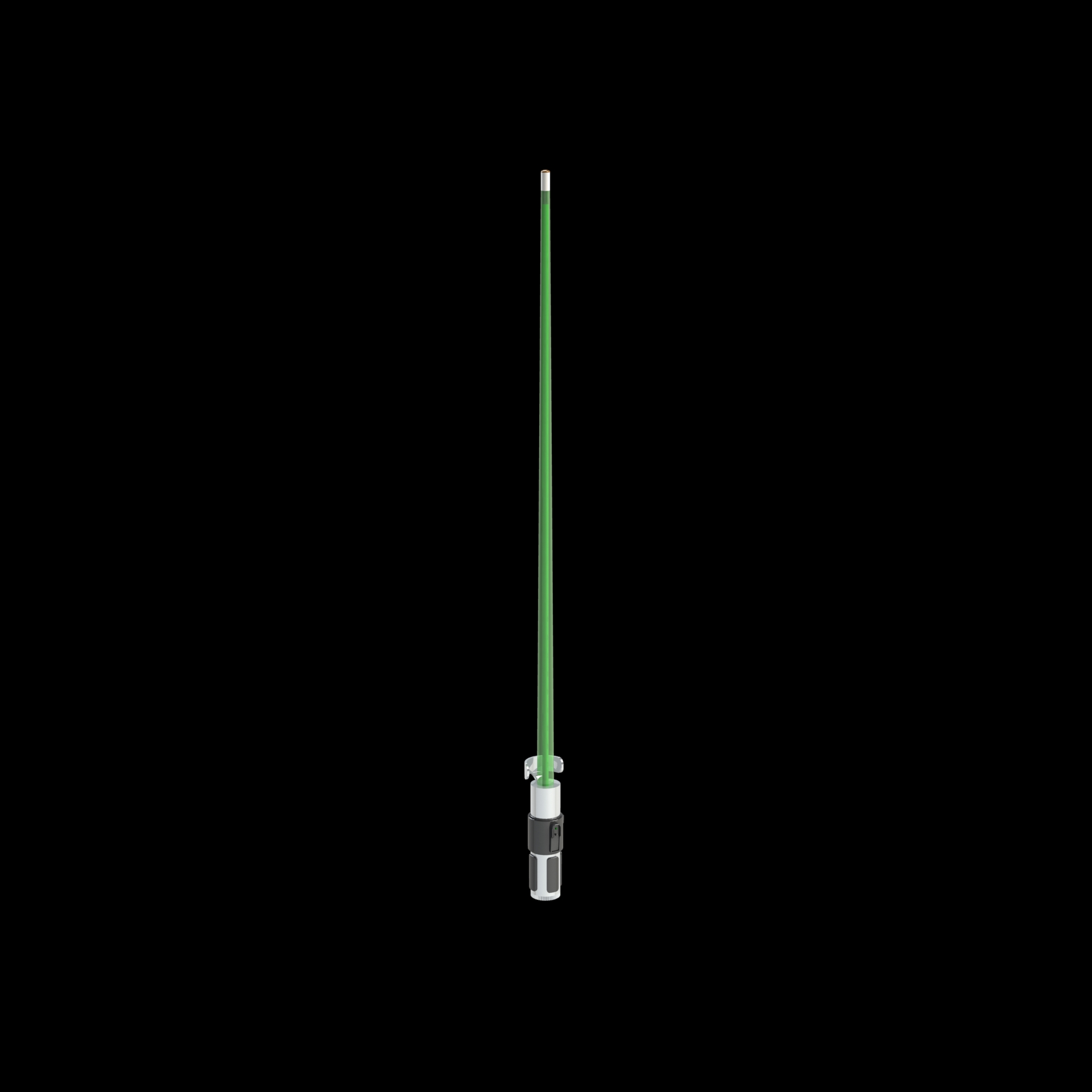 Back-Angled Image (Lightsaber Cue Stick) (Master Yoda) (POOL CUE).JPG