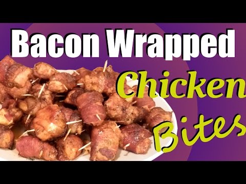 Bacon Wrapped Chicken Bites ~ You'll LOVE these!!