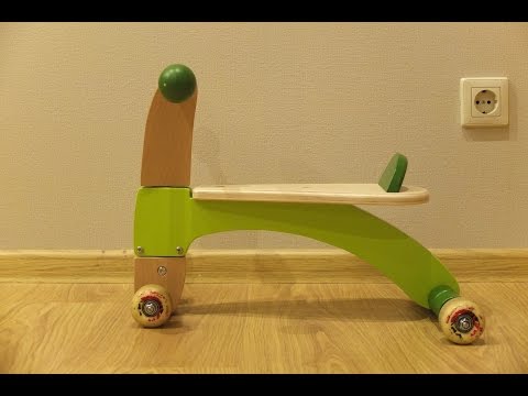 Balance bike conversion to smaller wheels