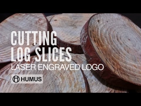 Bandsaw Jig to Cut Log Slices / Laser Engraved Logo