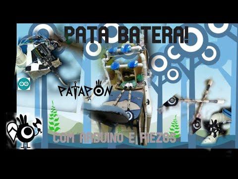 Bateria Patapon com Arduino para jogos de ritmo