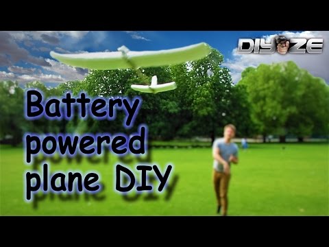 Battery powered airplane DIY [FAIL] :D