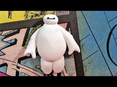 Baymax Disney Big Hero 6 Polymer Clay Tutorial Collab ArtzieRush / Arcilla Polim&amp;eacute;rica