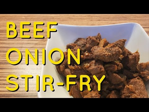 Beef Stir-Fry With Onions | Quick &amp;amp; Easy Rump Steak Stir-Fry