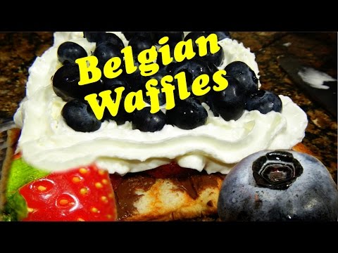 Belgian waffles substitute for stressed dads