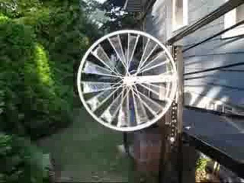 Bicycle Wheel Windmill