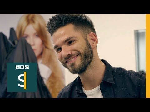 Big Life Fix: Helping Kyle achieve his hairdressing dream - BBC Stories