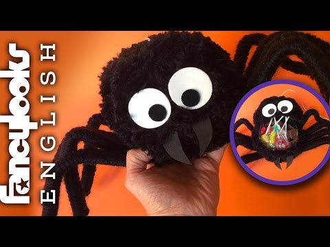 Big hairy Spider candy container made with Coke bottles