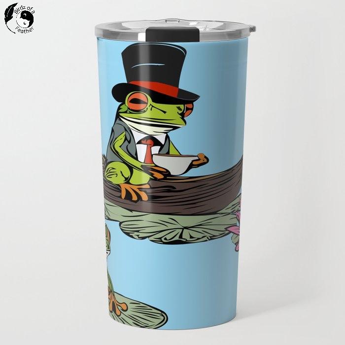 Birdz of a Feather_a-day-in-the-life-of-frogs_Travel Mug.jpeg