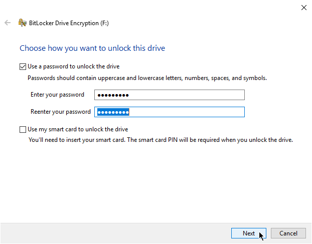 BitLocker input password.png