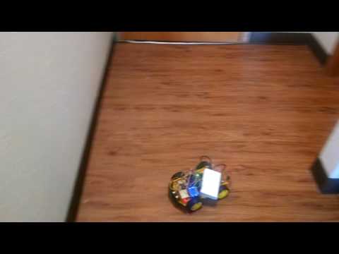 Bitty Bot Quad Rover with TI Launchpad MSP432 obstacle avoidance robot