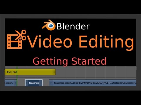 Blender Video Editor : Getting Started