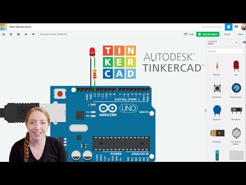 Blink an LED With Arduino in Tinkercad