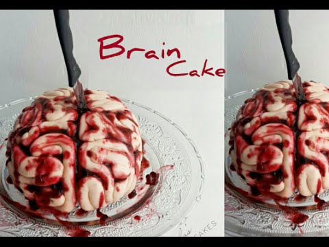 Bloody Brain Cake | Scaredy Cakes