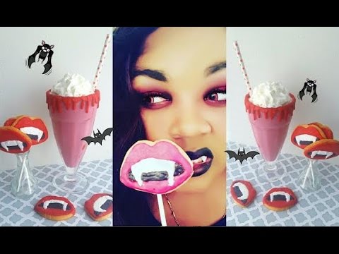 Bloody Vampire Shake &amp;amp; Cookie Pops