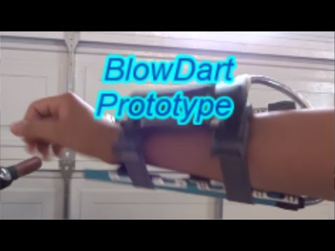 Blow Dart Wrist Gun - Please Comment and Like for More!