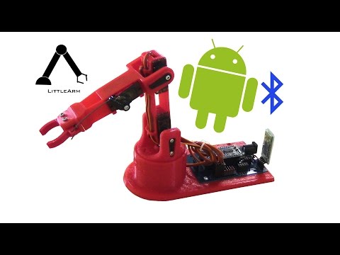 Bluetooth and Using Android App for LittleArm Arduino Robot Arm