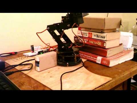 Bluetooth controlled arduino robot arm - HC-06