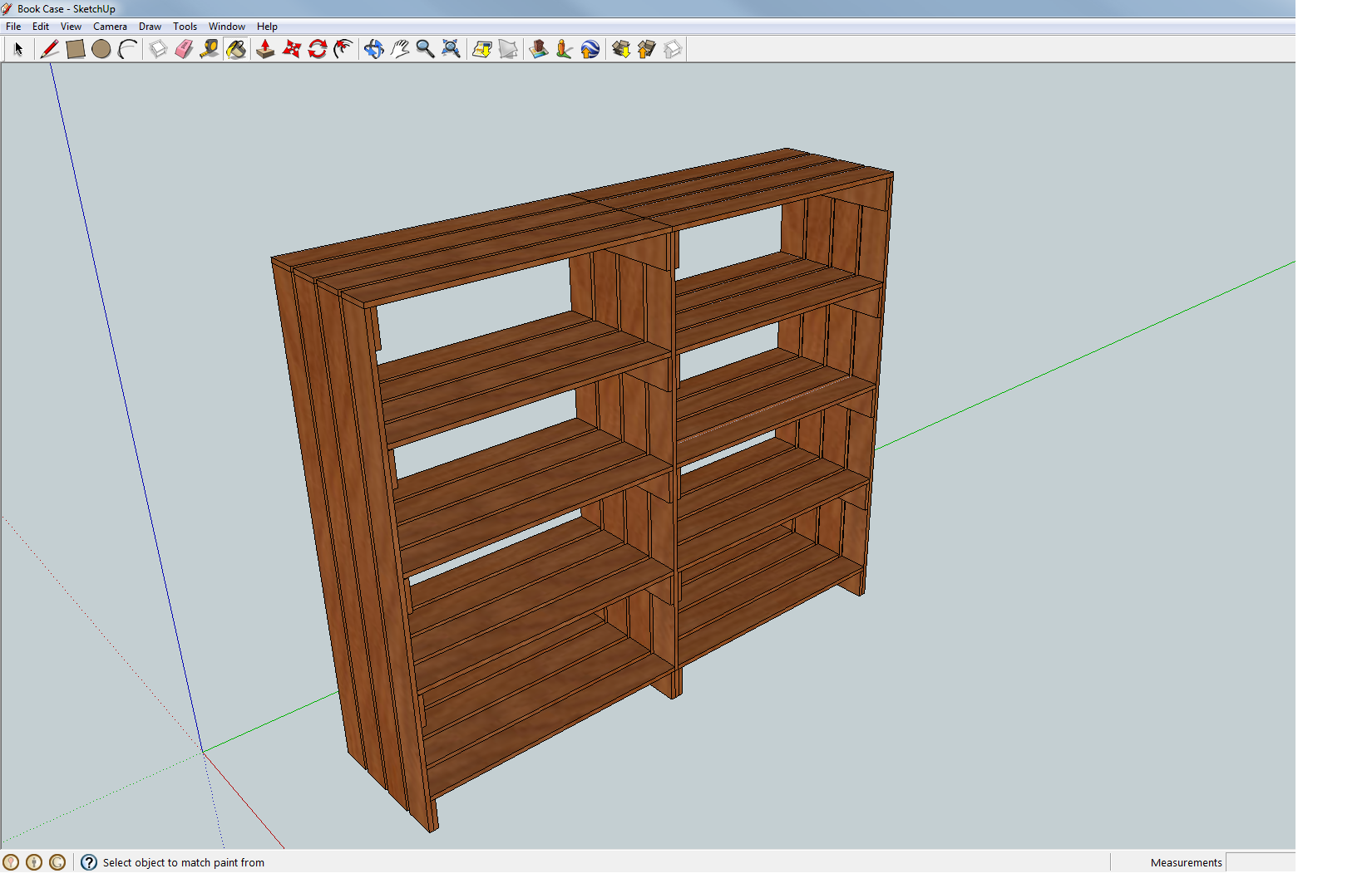 Book Case Wood - 1.png