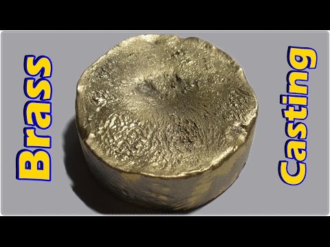 Brass casting - got nice ingot