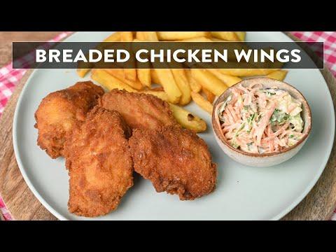 Breaded Chicken Wings | Deep Fried Chicken Wings