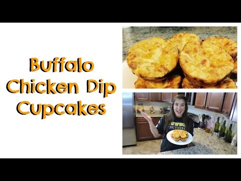 Buffalo Chicken Dip Cupcakes: Game Day Favorites | Cait Straight Up