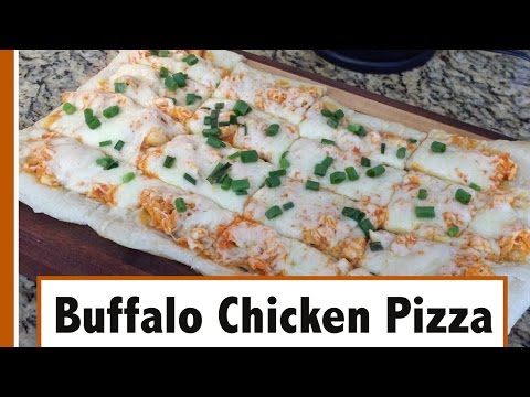 Buffalo Chicken Pizza Strips - Cheap tasty party food!