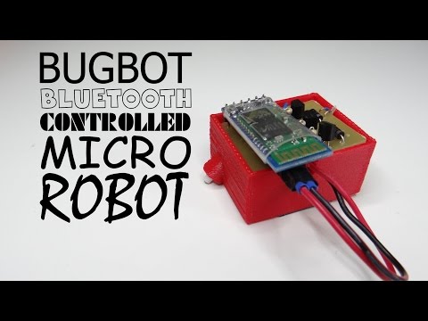 Bugbot bluetooth controlled micro robot