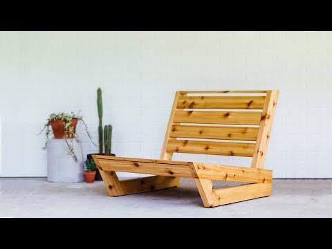 Build An Outdoor Lounge Chair | How To DIY