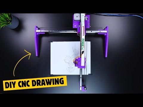 Build a simple 3D printed CNC plotter machine