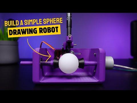 Build a simple 3D sphere drawing robot