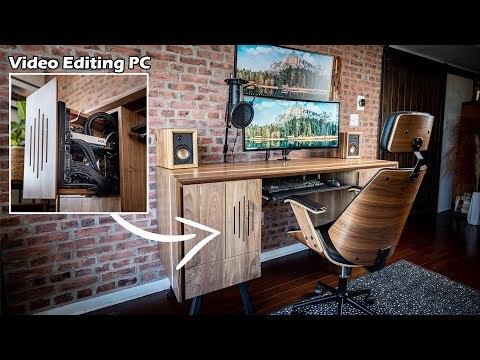 Building My Dream Desk - DIY Desk With a Built In Computer