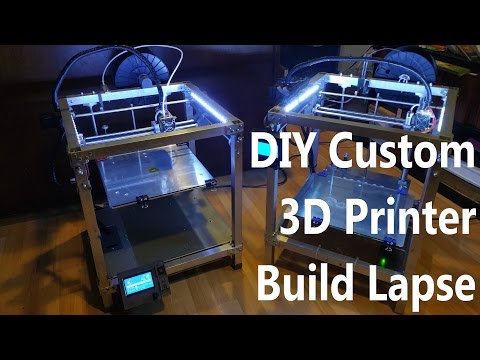 Building a 3D Printer Time Lapse - Hudson 3D