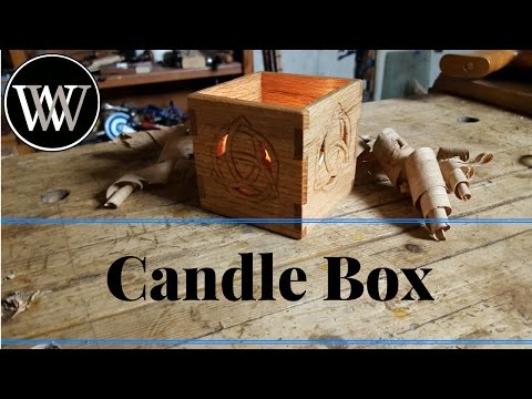 Building a Dovetail Candle Box Handmade With Oak Fretwork and Carving