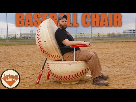 Building a Giant Baseball Chair (from 2x4s)
