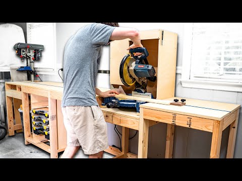 Building a Simple (and Cheap!) Miter Station + Storage for the Shop