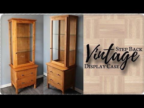 Building a Vintage Display Cabinet, a design from another time