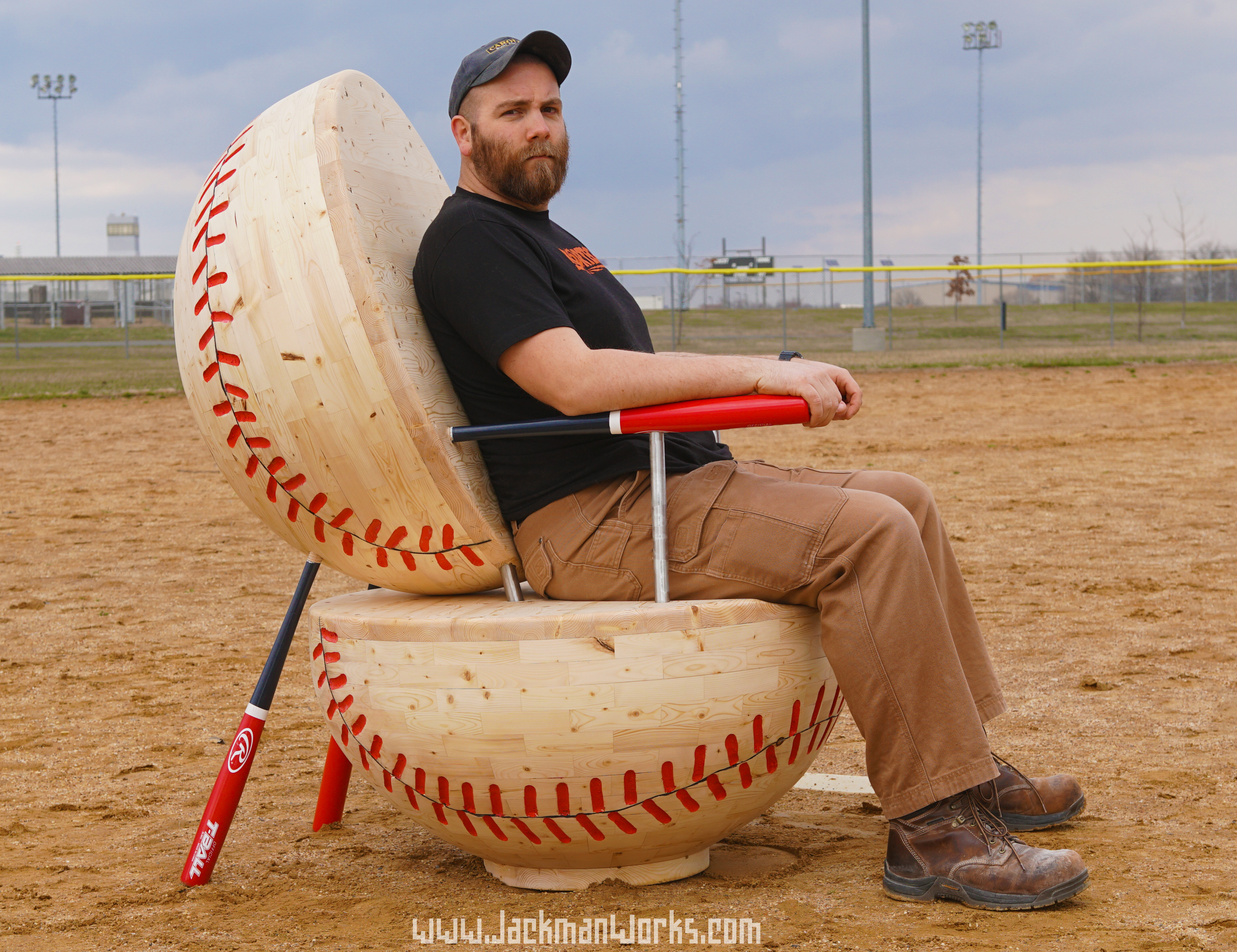 Building a giant baseball chair from 2x4s 1.jpg