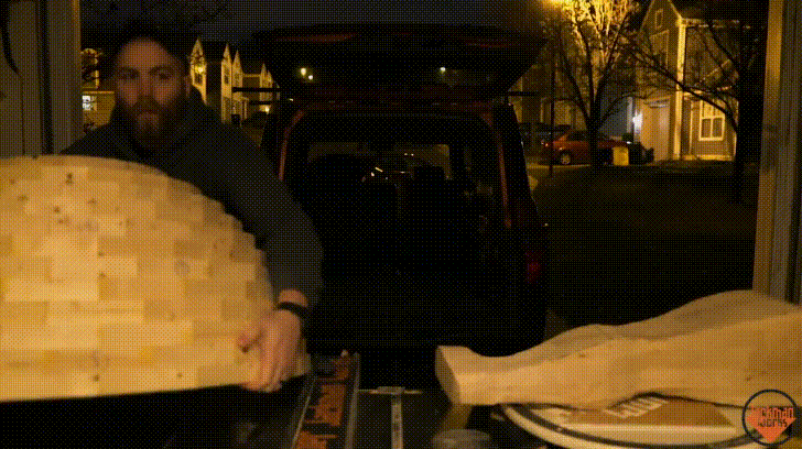 Building a giant baseball chair from 2x4s 18GIF.gif