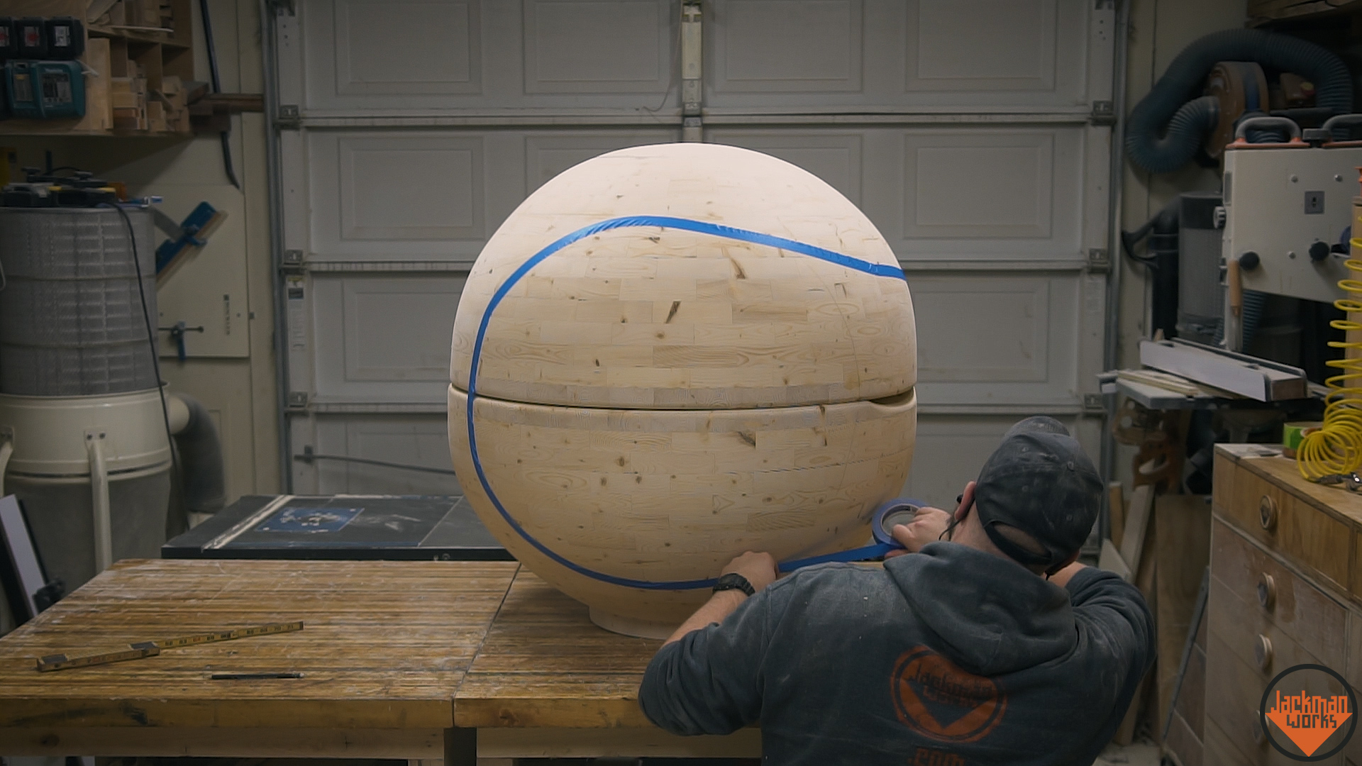 Building a giant baseball chair from 2x4s 29.jpg