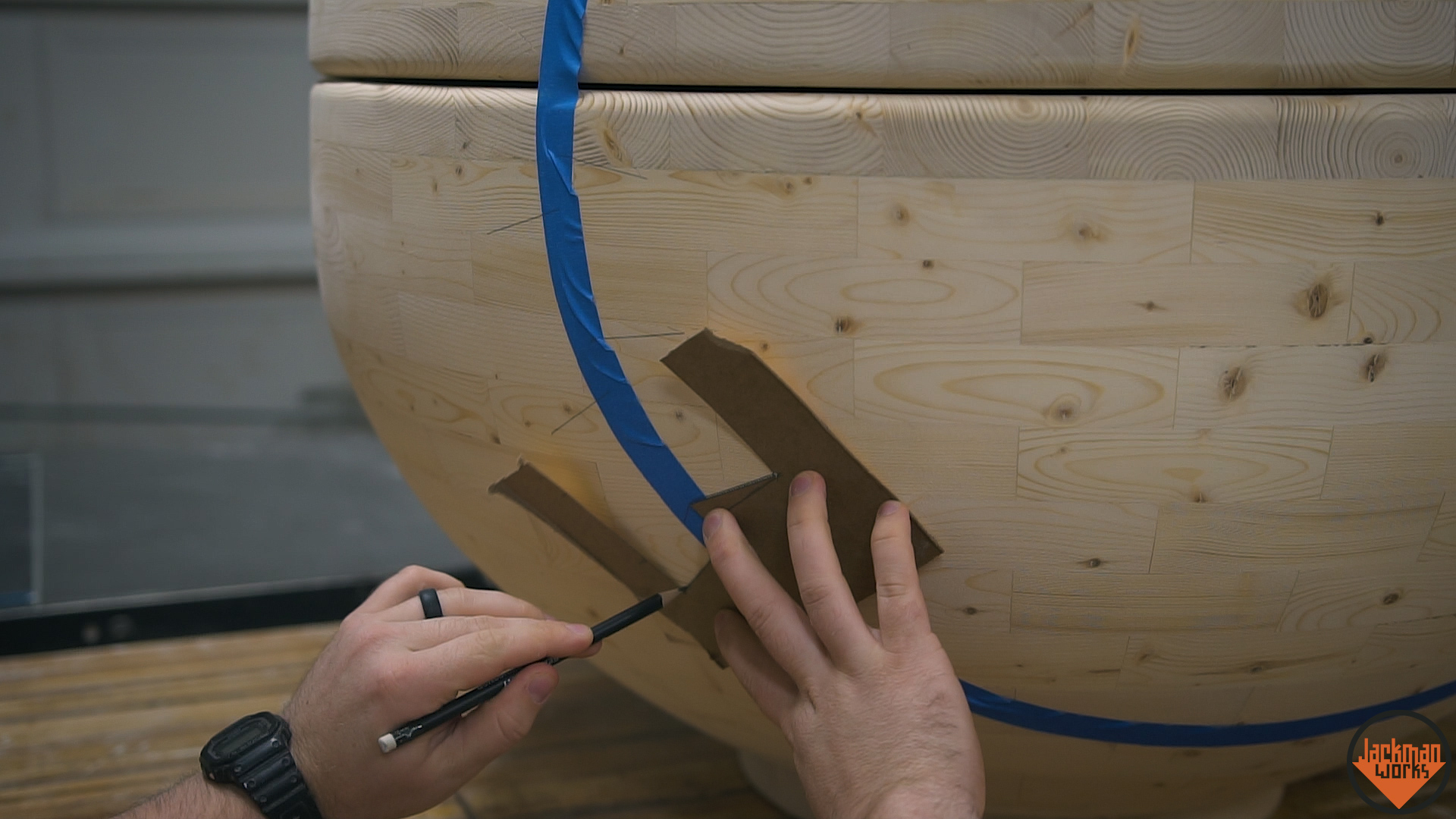 Building a giant baseball chair from 2x4s 30.jpg