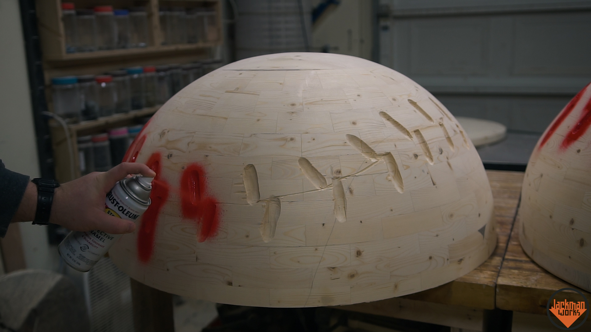 Building a giant baseball chair from 2x4s 32.jpg