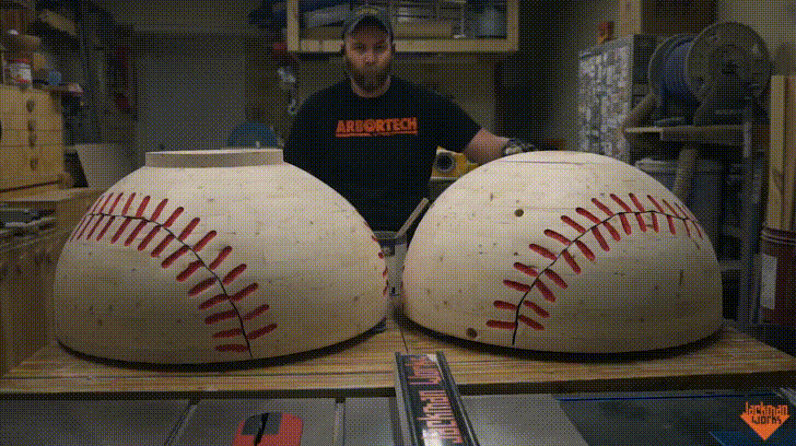 Building a giant baseball chair from 2x4s 39GIF.gif