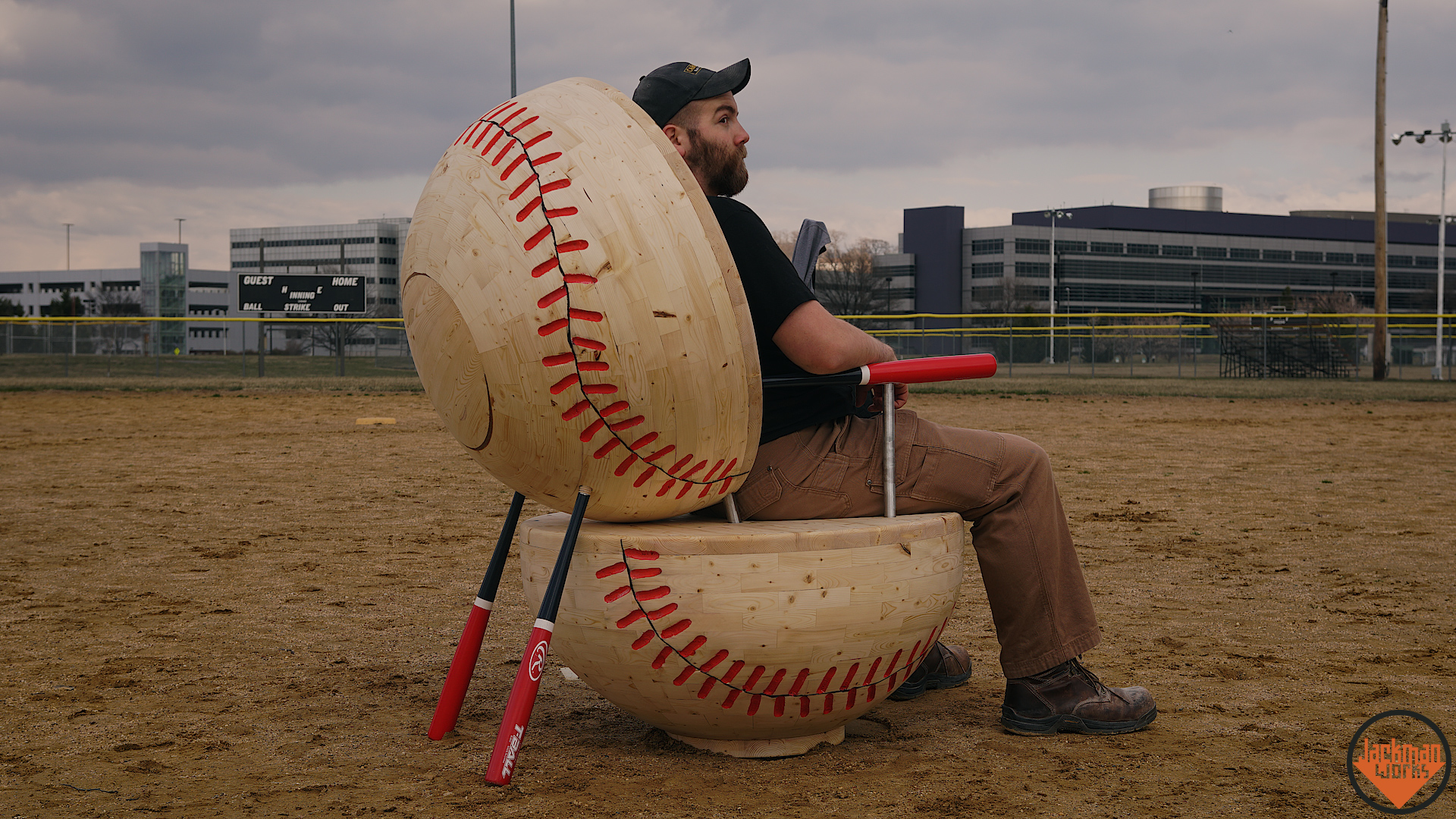 Building a giant baseball chair from 2x4s 41.jpg