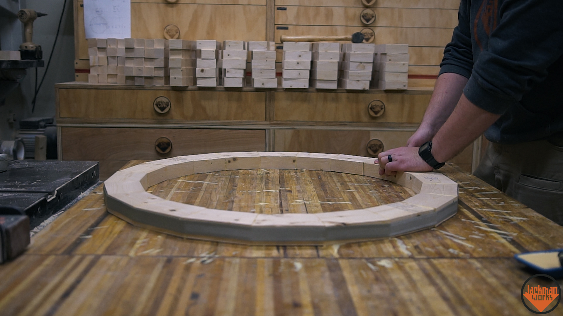 Building a giant baseball chair from 2x4s 6.jpg
