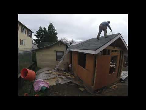 Building an addition onto my house in one minute!