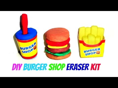 Burger Eraser Making Kit from Japan