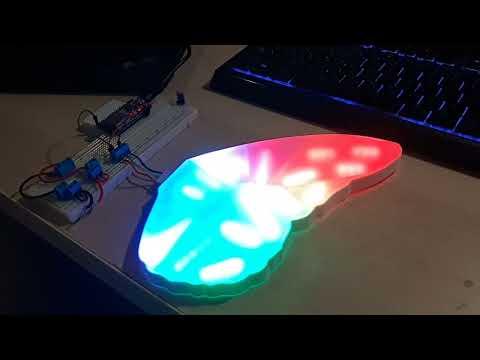 Butterfly LED Panel: Smart Lighting for ESPHome